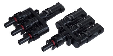 CONECTOR TRIPLE MC4